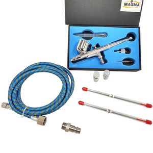 Aerograf z wężem dużego kompresora AB-130 3 dysze 0,2; 0,3; 0,5 pistolet AB130 AB 130 zdjęcie nr 2