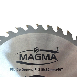 Piła tarcza tarcze do cięcia drewna 315mm 40T z widią 315x32 30/25,4/22,2/20 mm x 40 zębów widiowa Magma 315x32x40t zdjęcie nr 2