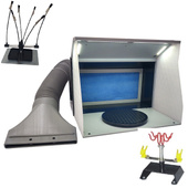 Kabina lakiernicza AH310 AH-310 + stojak do aerografów AH303 + stojak do detali AH-306 z żabkami