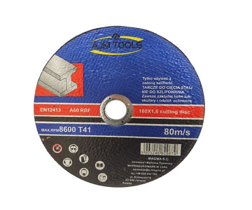 Tarcza tarcze do cięcia stali, metalu 180x1,6 marki AJM TOOLS zdjęcie nr 1