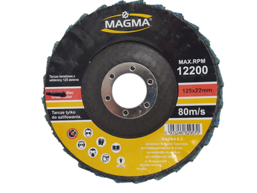 Tarcza lamelowa z włókniny 125 zielona szlifowania polerowania włóknina lamelka listkowa zdjęcie nr 9