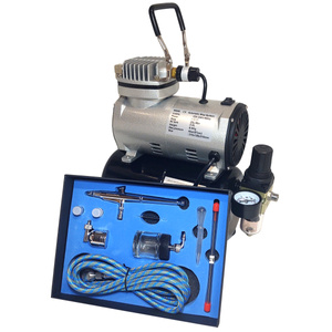 Aerograf 134K kompresor z butlą zestaw do malowania AB-134K zdjęcie nr 2