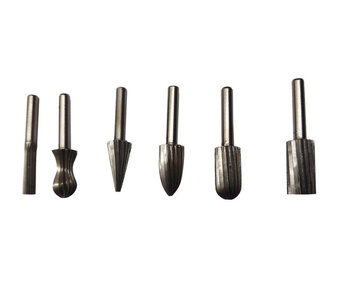 Zestaw frezów trzpieniowych do metalu pilniki 6mm frez 6 el frezy trzpieniowe HSS zdjęcie nr 4