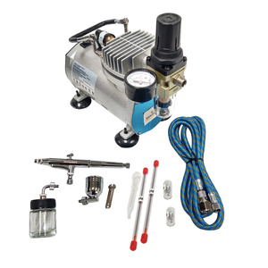 Aerograf 134K kompresor mini zestaw malarski AB134 AB-134K zdjęcie nr 11