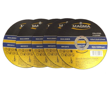 Tarcza do cięcia stali metalu 125x1,6 tarcze Magma pakiet 10 sztuk  zdjęcie nr 1