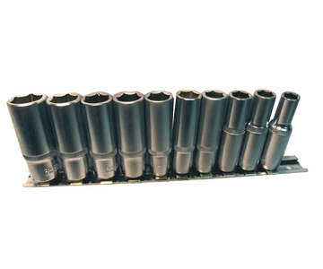 Nasadki długie 3/8" 10e 8-19mm zestaw nasadek kluczy zdjęcie nr 2