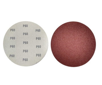 Krążki ścierne 225mm papier na rzep gr. 60 10 szt ścierny krążek samoprzylepne styropianu zdjęcie nr 3