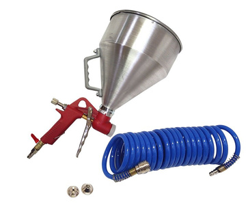 Pistolet do tynkowania malowania tynku 5L metalowy + wąż 20m zdjęcie nr 2