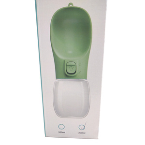 Poidło przenośne dla zwierząt turystyczne Butelka miska na wodę przenośna turystyczna poidło bidon dla psa butelka z miską zdjęcie nr 4