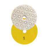 Tarcza diamentowa rzepik na mokro 100 mm #1 kwiatek szlifowania gres gresu kamień granit poler polerowania polerska dysk polerski