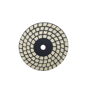 Tarcza diamentowa rzepik na sucho 100 mm TPP400 F3 szlifowania gres gresu kamień granit marmur poler polerowania polerska fazowania zdjęcie nr 2