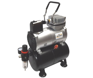 Kompresor z butlą do aerografu do aerografii TC-18T + aerograf TG-130K 0,2 0,3 0,5 Airbrush compressor zdjęcie nr 11