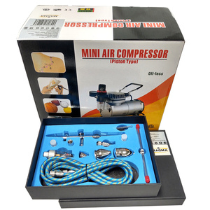 Aerograf AB-183K AB183K AB 183K + komprespr TC-20C zestaw pneumatyczny lakierniczy zdjęcie nr 6