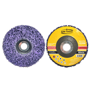 Tarcza tarcze do szlifowania metalu stali z włókniną fioletowa 125 dysk krążek do usuwania rdzy farby włosy murzyna BRICK METAL WOOD zdjęcie nr 4