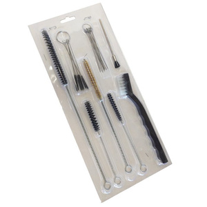 Zestaw szczoteczek do czyszczenia aerografów zestaw szczotek przetyczek wyciory 17 elementów AH507 zdjęcie nr 2