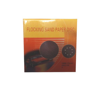 Krążki ścierne 125mm papier na rzep gr. 60 100szt ścierny krążek samoprzylepne zdjęcie nr 2