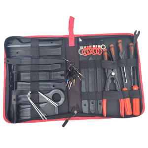 Ściągacze do tapicerki szczypce wyjmaki spinki do radia zestaw 43 elementy zdjęcie nr 2