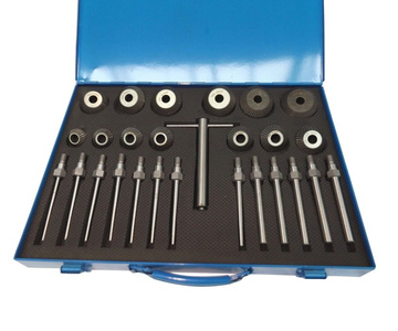 Zestaw frezów HSS do gniazd zaworowych głowic 27el frezy zawory zdjęcie nr 8