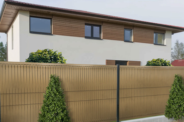 Listwy ogrodzeniowe pionowe wąskie 153x250cm RD08 Słomkowy komplet zdjęcie nr 5