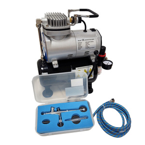 Zestaw do aerografii mini kompresor TC-20T aerograf AB-136 zdjęcie nr 5