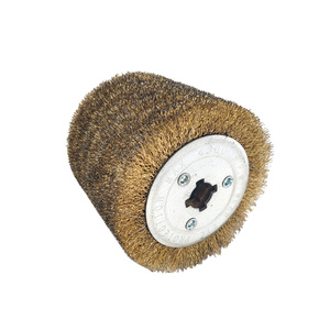 Ściernica walcowa druciana szczotka z drutu mosiądz 030264NB satyniarki zdjęcie nr 4