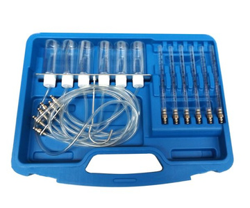 TESTER COMMON RAIL ZESTAW DIAGNOSTYCZNY MIERNIK CYLINDER DIESEL INJECTOR FLOW METER ADAPTOR RAILY M10001 FT0135 TESTER DO WTRYSKIWACZY DIESEL CRD CDI zdjęcie nr 8