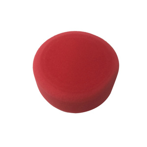 Zestaw 2 gąbek polerskich pady na wiertarkę 125 mm niebieska czerwona trzpień M14 zdjęcie nr 4