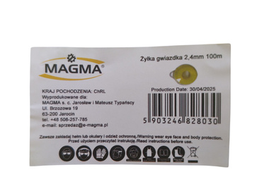 Żyłka tnąca do kosy gwiazdka pięciokąt 100m 2,4mm vein 2,4MM colorful star 100 m TRIMMER LINE zdjęcie nr 9