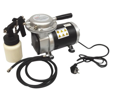 Kompresor TC-09 + pistolet lakierniczy membranowy TC-09K zdjęcie nr 3