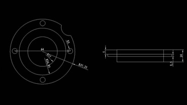 Wolnekoło wolnobieg wolnybieg zębatka do skutera lewy gwint wolne koło zdjęcie nr 3