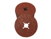 Krążek fibrowy fi 125 tarcza fibrowa do szlifowania metalu drewna pcv  pakiet 25 szt. fibra granulacja 36