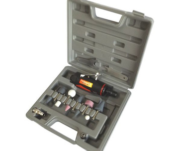 Mini szlifierka 1/4" pneumatyczna Kit AT7032BK trzpieniowa + zestaw frezów trzpieniowych 3mm GPS30 zdjęcie nr 6