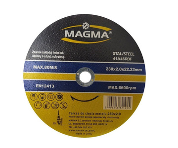 Tarcza tarcze do cięcia stali, metalu 230x2,0 20 sztuk Magma zdjęcie nr 9
