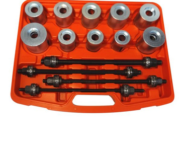 Ściągacz tulei łożysk 34-90mm adaptery prasy MAGMA LT-K27 27el 1025D Ściągacz tulei i wahaczy 27pcs Ściągacze uniwersalne do łożysk i tuleji 27p zdjęcie nr 3