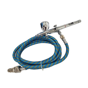 AEROGRAF AB180 Z DYSZĄ 0.2 ORAZ 0.30 DO AEROGRAFII + króciec GZ 1/4 i wężyk Airbrush AB-180 zdjęcie nr 16