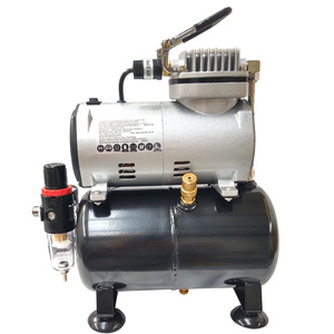 Zestaw do aerografii mini kompresor TC-20T aerograf AB-136 zdjęcie nr 6