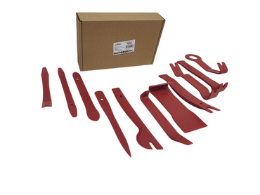 Zestaw ściągaczy do tapicerki 11 cz. spinek kołków łomy dźwignie 11el otwieraki otwieracze klucze trim removal set nylon 11pcs + zestaw kluczy do demontażu pinów wyjmaki i złączy instalacji elektrycznych zdjęcie nr 10