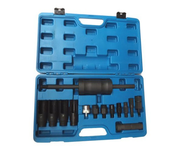 Ściągacz bezwładnościowy do wyciągania wtryskiwaczy nasadki klucze 1081D wtrysków prasa Bosch Delphi 14el. DENSO SIEMENS diesel Ściągacz wtryskiwaczy uniwersalny 14 szt zdjęcie nr 6