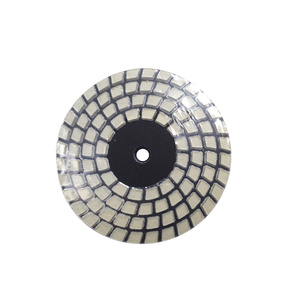 Tarcza diamentowa rzepik na sucho 100 mm TPP400 Q2 szlifowania gres gresu kamień granit marmur poler polerowania polerska fazowania zdjęcie nr 3