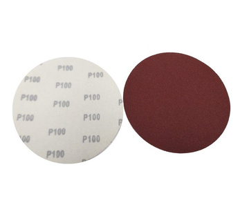 Krążki ścierne 180 mm papier na rzep gr. 100 10 szt ścierny krążek samoprzylepne zdjęcie nr 2