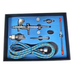 Aerograf AB-180K AB180K AB 180K z kompresorem dwutłokowym do malowania 30T zestaw lakierniczy zdjęcie nr 11