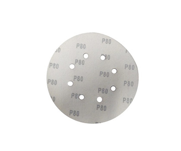 Krążki ścierne 180 mm papier na rzep gr. 80 z otworami 10 szt ścierny krążek samoprzylepne zdjęcie nr 8