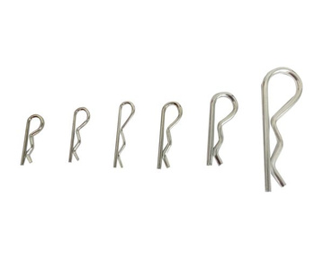 Zawleczki zestaw zawleczek sprężynowych 150 2-4mm przetyczek sprężynowe zdjęcie nr 4