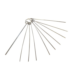 Zestaw szczoteczek do czyszczenia aerografów zestaw szczotek przetyczek wyciory 17 elementów AH507 zdjęcie nr 7