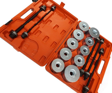 Ściągacz tulei łożysk 34-90mm adaptery prasy MAGMA LT-K27 27el 1025D Ściągacz tulei i wahaczy 27pcs Ściągacze uniwersalne do łożysk i tuleji 27p zdjęcie nr 5