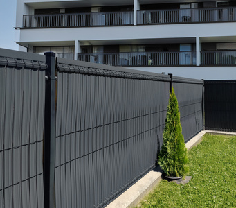 Listwy ogrodzeniowe pionowe wąskie 153x250cm RD05 Antracyt komplet zdjęcie nr 9