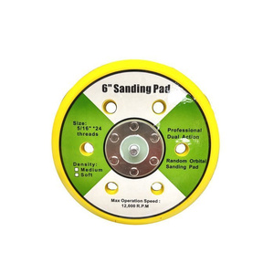 Tarcza dysk do szlifierki na rzep 150mm 6 dziur 6" 5/16" sanding pad backing with hole 150 zdjęcie nr 8