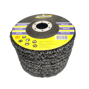 Tarcza tarcze do szlifowania metalu stali z włókniną czarna 125 dysk krążek do usuwania rdzy farby włosy murzyna BRICK METAL WOOD ściernica do czyszczenia piast do rdzy 125 zdjęcie nr 7