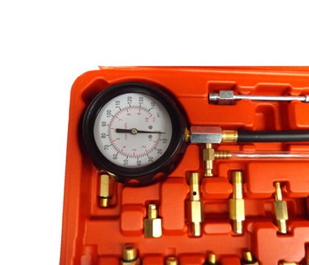 Tester ciśnienia wtrysku benzyny miernik sprężania TU-114 Truck Car Petrol Diesel Fuel Pressure Gauge Tester Kit Tool Set Injector 1014G zdjęcie nr 7