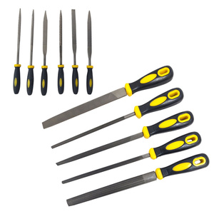 zestaw pilników zdzieraków 8" 5szt ździeraków Zestaw pilników 8cal 5szt. 105-105-120 + Zestaw pilników iglaków 6szt JX-160-6 160mm pilniki iglaki zdjęcie nr 1